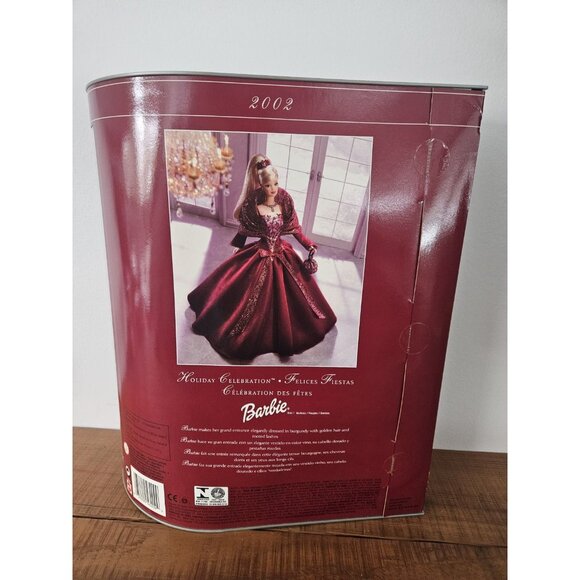 Special Edition 2002 Holiday Celebration Barbie - Picture 5 of 6